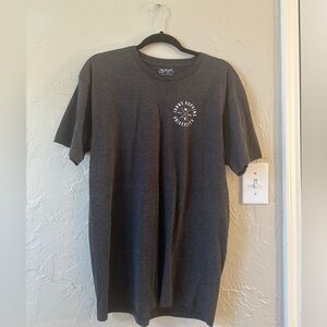 Johns Hopkins University Short Sleeve T-Shirt Gray Large